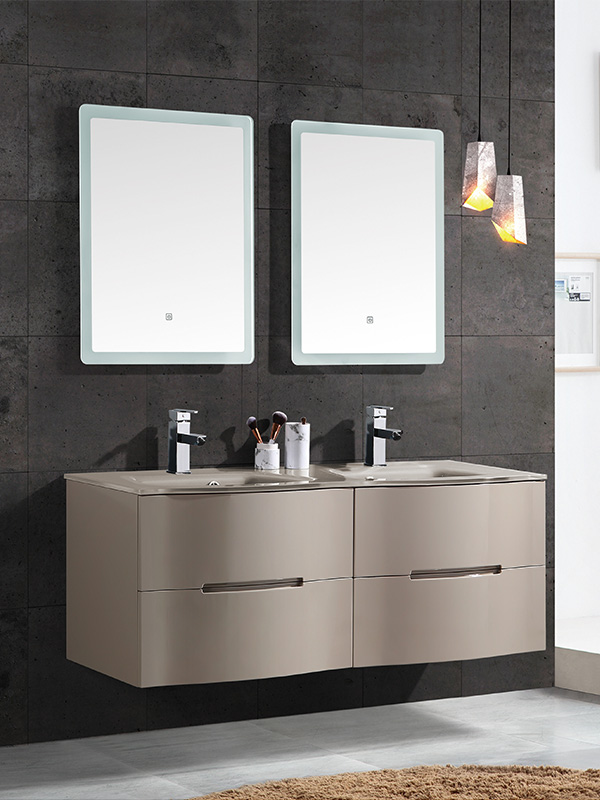 ลำไส้คู่ติดผนัง Modern Elegant Bathroom Furniture Bathroom Vanity set